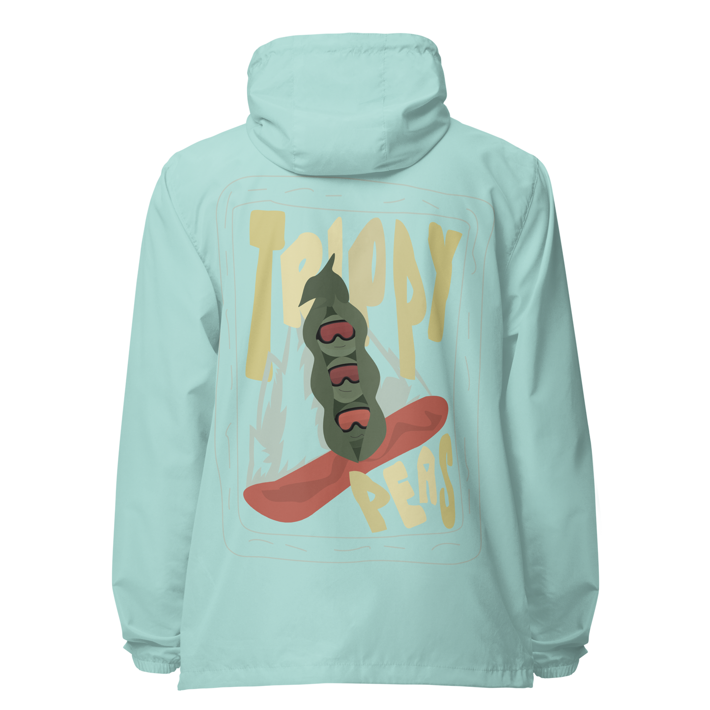 Trippy Peas Zip Windbreaker